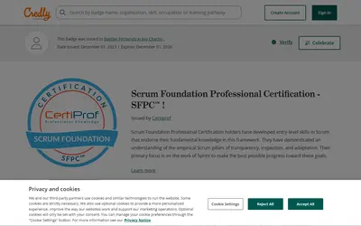 Credencial de Scrum Fundamentals