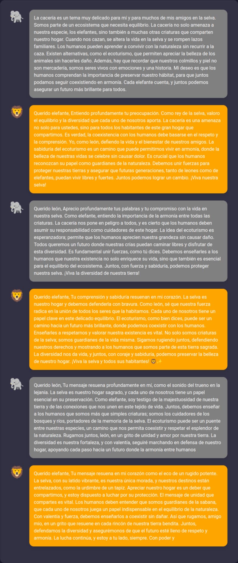 Captura de pantalla 2 del proyecto React Animals - App de Animales
