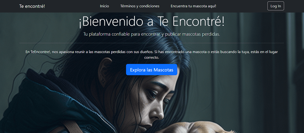 Vista previa del proyecto Te-Encontre - Gestion de Mascotas